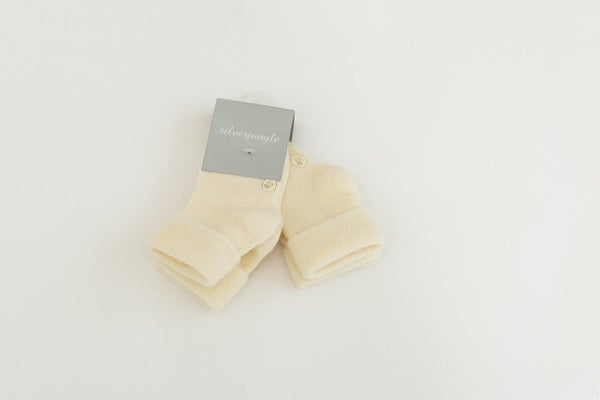 Baby-froteesukat 2-pack, luonnonvalk