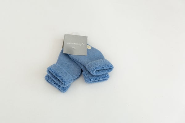 Baby-froteesukat 2-pack, sininen