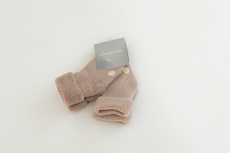 Baby-froteesukat 2-pack, beige