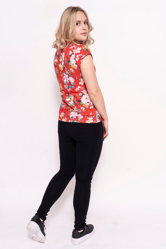 P&auml;&auml;kallo t-paita, punakukallinen