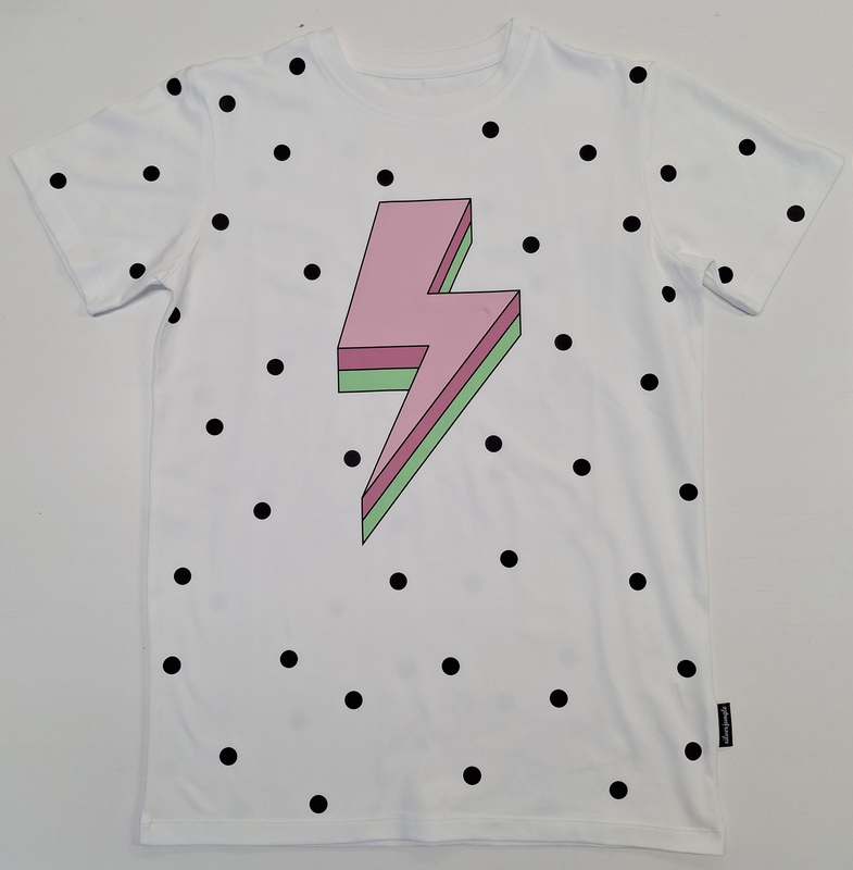 Mallikappale Salama-paita, valkoinen (XS, M)